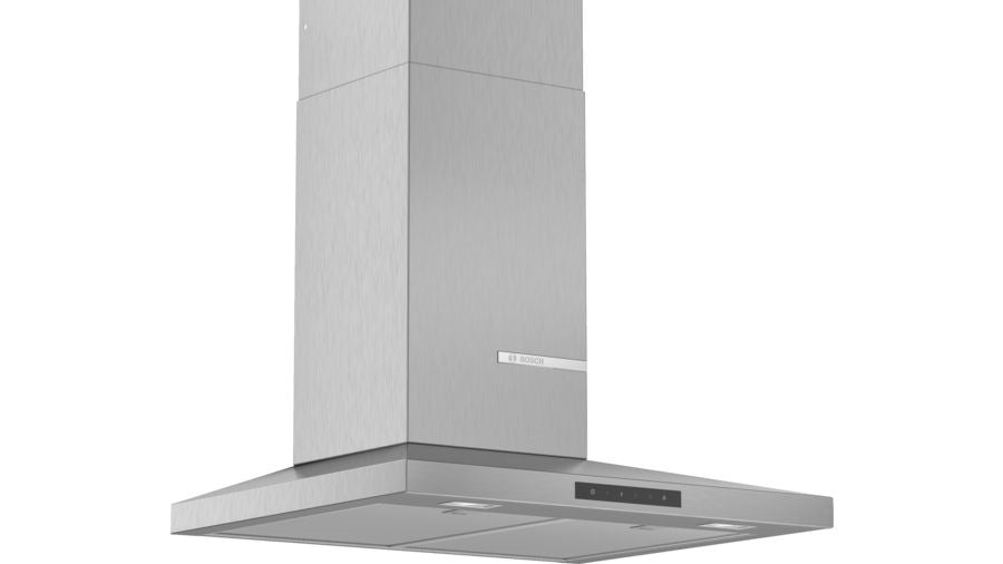 Bosch DWQ66DM50B Slim Pyramid Chimney extractor hood Brushed steel. 60cm