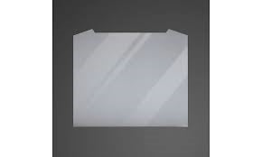 CDA CSB62CSS Curved metal splashback