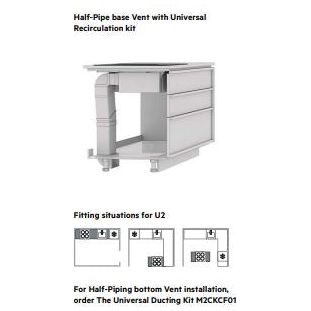 AEG M2CKCF01C Half Pipe Ducting Kit