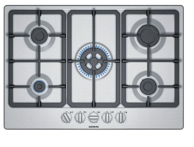 Siemens EG7B5QB90 IQ-300 75cm 5 Burner Gas Hob STAINLESS STEEL