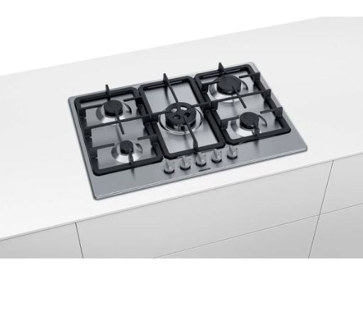 Siemens EG7B5QB90 IQ-300 75cm 5 Burner Gas Hob STAINLESS STEEL