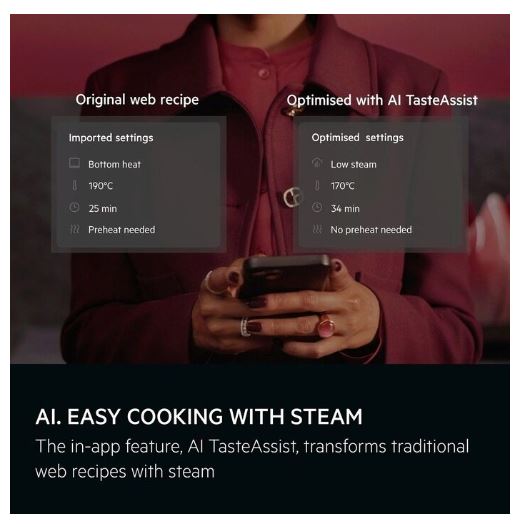 AEG PO7001SPT 7000 Meal Assist with Steam Crisp Integrated Oven 72 l A++ Matt Black