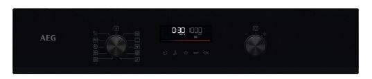 AEG NKK6N50PB 6000 Combi Quick Integrated Oven 44 l Black