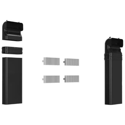 Bosch HEZ9VDKE1 Ducted Exhaust Starter Kit For Min 60cm Deep Worktops for Vented Hobs & Downdrafts