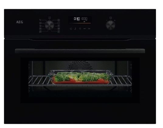 AEG NKK6N50PB 6000 Combi Quick Integrated Oven 44 l Black
