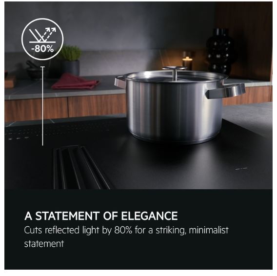 AEG NCH84B03AZ Bridge 80 cm Induction ExtractorHob ComboHob