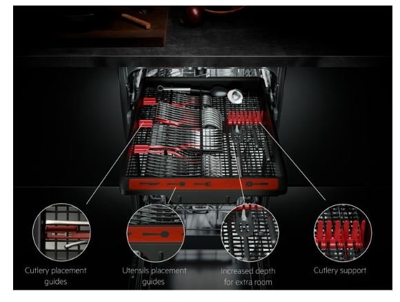 AEG FSE74507Z 7000 Glass Care Fully integrated Dishwasher