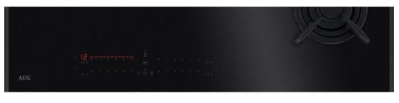 AEG HVB8453IB Touch Sure Gas Ceramic Hob with Hob2Hood