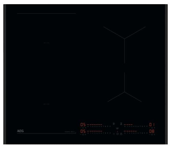 AEG NII64B10AB SenseBoil Induction Full Hob with Hob2Hood