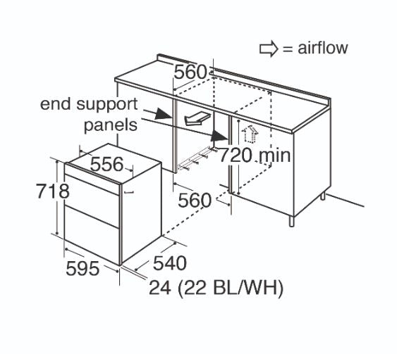 CDA DC741SS Built-Under A Energy Rated Electric Oven