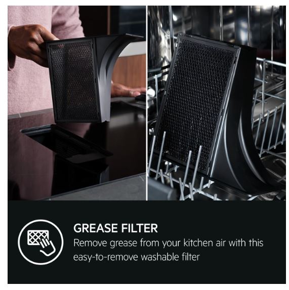 AEG TCH74B01FZ Bridge with extractor 70 cm Induction Extractor Hob Combo Hob