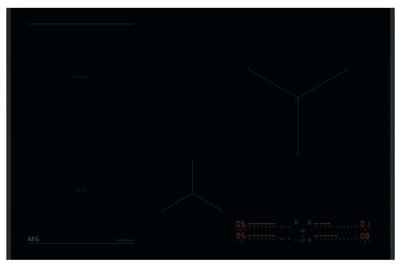 AEG NII84B10AB Sense Boil Induction Full Hob with Hob2Hood