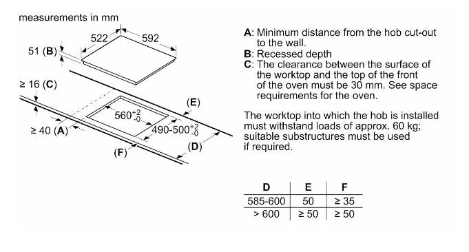 Siemens EU611BEB5E iQ100, Induction hob, 60 cm, Black,