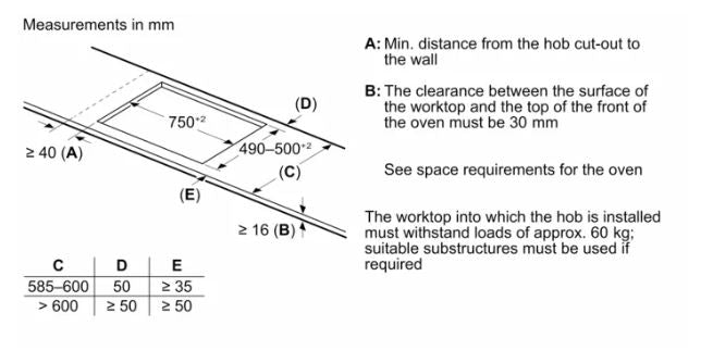 Siemens EH831HVB1E IQ-100 80cm 5 Zone Induction Hob BLACK