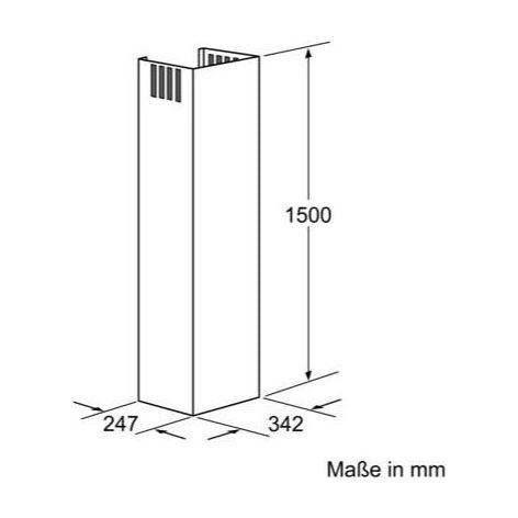 Bosch DHZ1233 Chimney Extension 1500mm