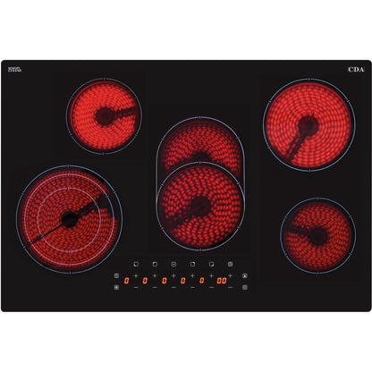 CDA HC7621FR 5 Zone Ceramic Hob 77cm