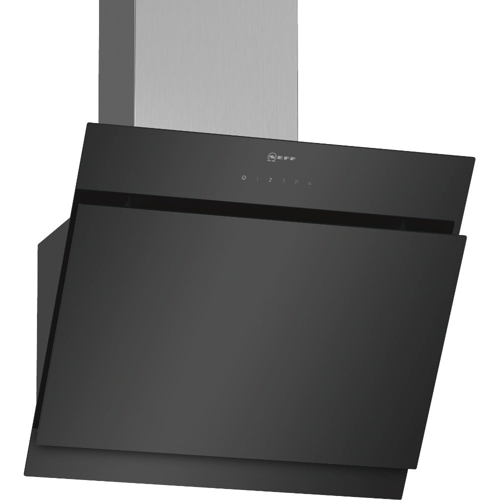 Neff D65IHM1S0B 60cm Angled Chimney Hood Black