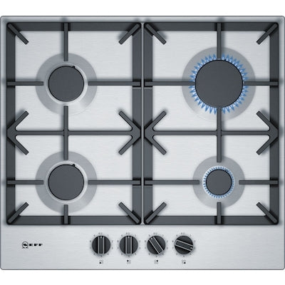 Neff T26DS49N0 60cm 4 Burner FlameSelect Gas Hob Stainless Steel