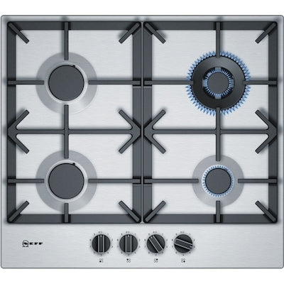 Neff T26DS59N0 60cm 4 Burner FlameSelect Gas Hob Stainless Steel