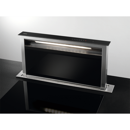 AEG DDE5980G 90cm Downdraft Hood - Black Glass