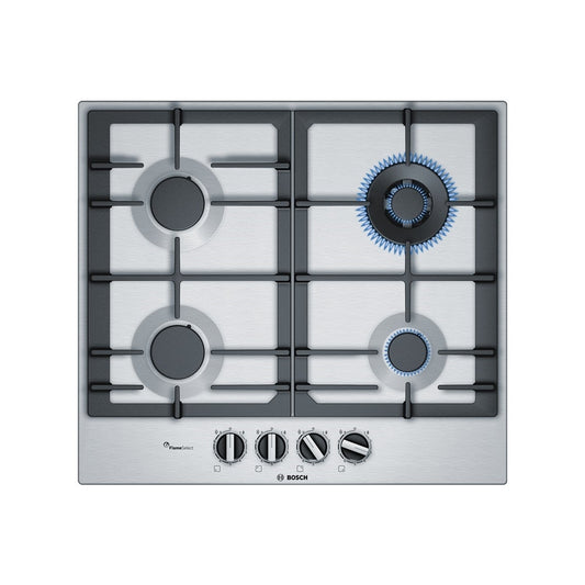 Bosch PCH6A5B90 gas hob 60cm in stainless steel