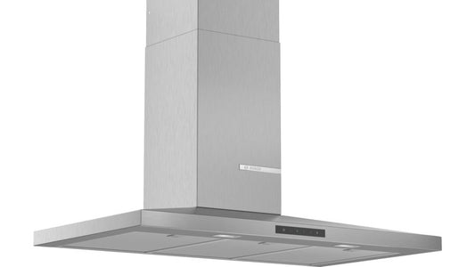 Bosch DWQ96DM50B Slim Pyramid Chimney extractor hood Brushed steel 90cm