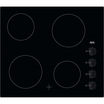 AEG HK614000CB Ceramic Hob 60cm Side Controls