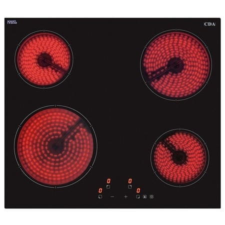 CDA HC6621FR Four Zone Touch Control Ceramic Hob