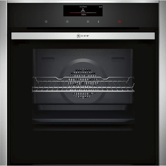 Neff N90 Single Electric Oven Built-in Slide and Hide | B58CT68H0B