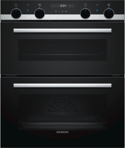 Siemens IQ-500 NB535ABS0B Built Under Double Oven - Stainless Steel -