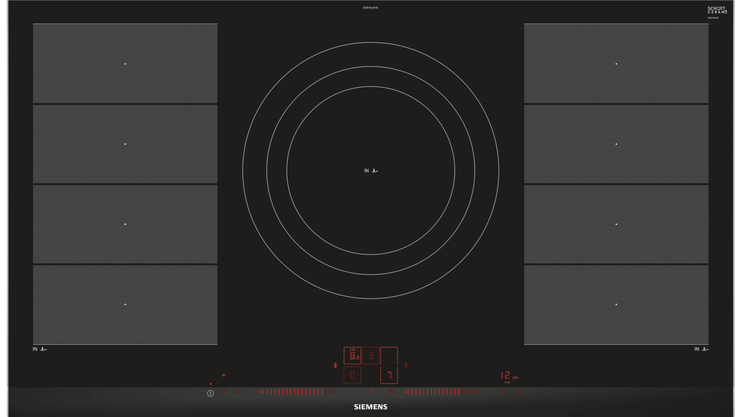 Siemens IQ-700 EX975LVV1E 91cm Induction Hob - Black