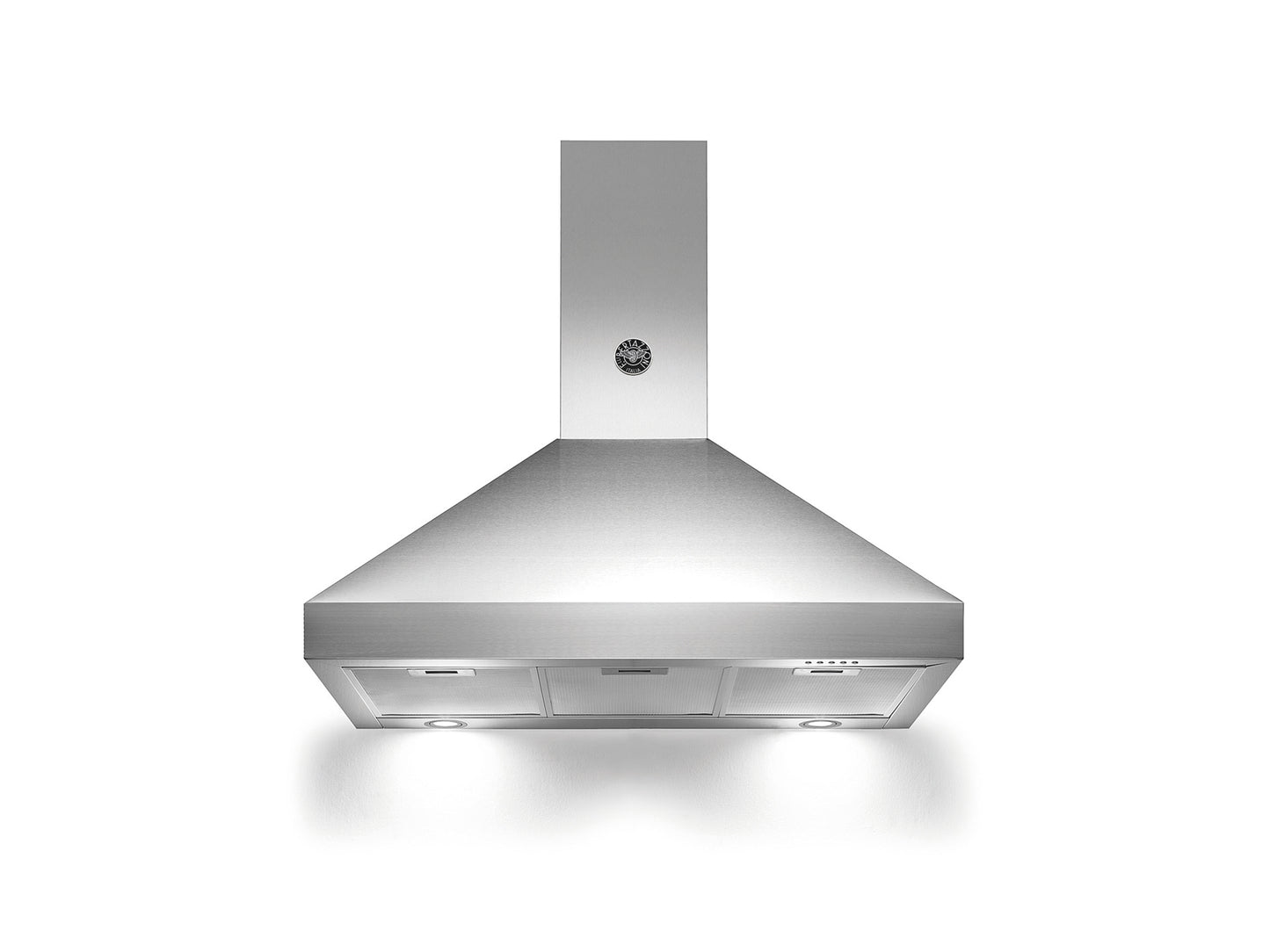 Bertazzoni Master Series K90-AM-HX-A 90cm Chimney Cooker Hood, Stainless Steel