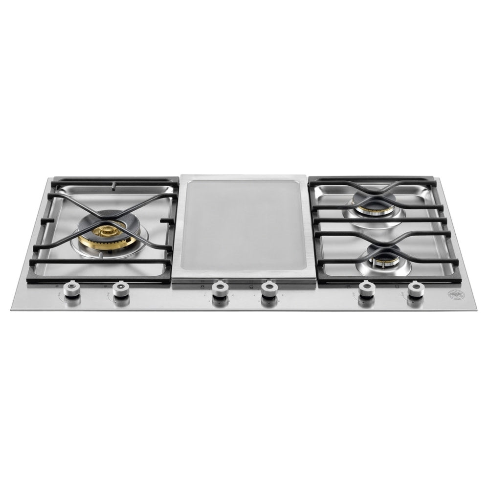 Bertazzoni PM3630GX 90cm Professional Series Mixed Gas And Ceramic Hob STAINLESS STEEL