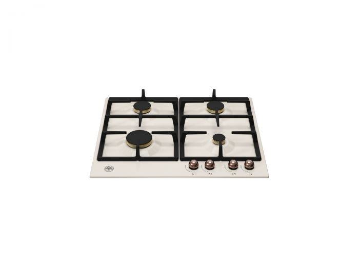 Bertazzoni P604HERAC Gas Hob - Ivory / Copper