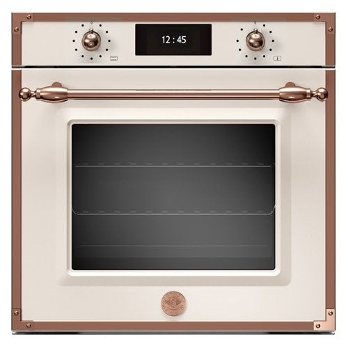 Bertazzoni F6011HERVPTAC Heritage Series Pyrolytic Total Steam Single Oven IVORY