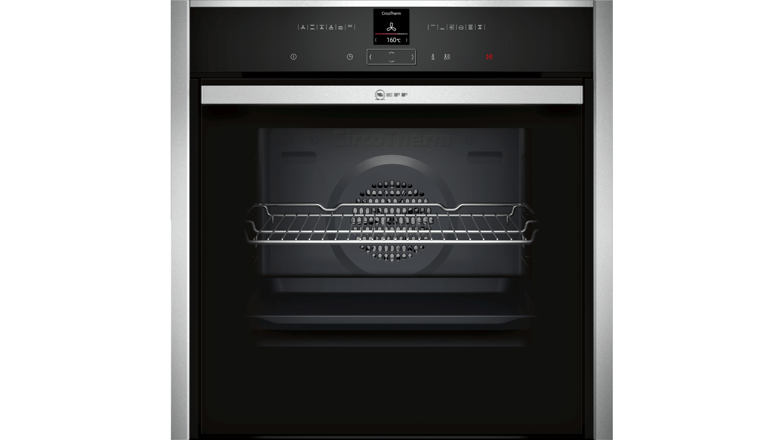 Neff B57CS24H0B Wifi Connected Built In Electric Single Oven - Stainless Steel - A Rated