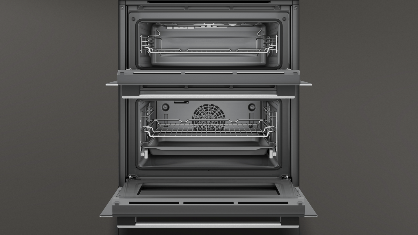 Neff J1ACE2HN0B N50 CircoTherm Built Under Double Oven STAINLESS STEEL