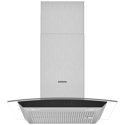 Siemens LC67AFM50B IQ-300 60cm Chimney Hood With Glass Canopy STAINLESS STEEL