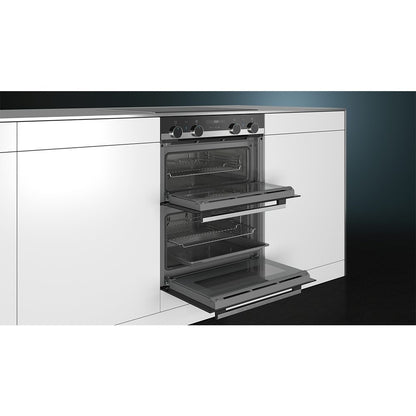 Siemens IQ-500 NB535ABS0B Built Under Double Oven - Stainless Steel -