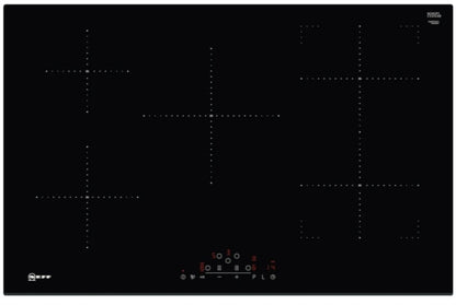 Neff T48FD23X2 80cm Frameless CombiZone Induction Hob BLACK