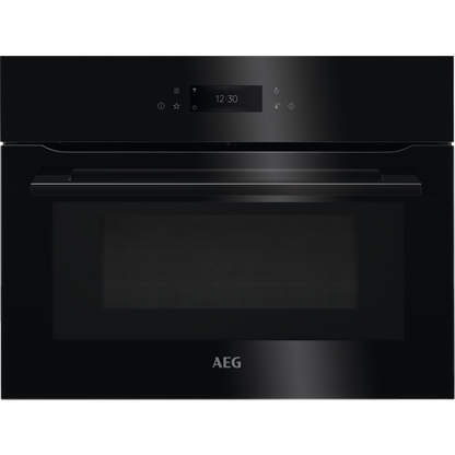 AEG KMK768080B Compact Combination Microwave Oven Gloss Black