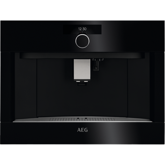 AEG KKK994500B Fully-Automatic Bean To Cup Compact Coffee Machine Gloss Black