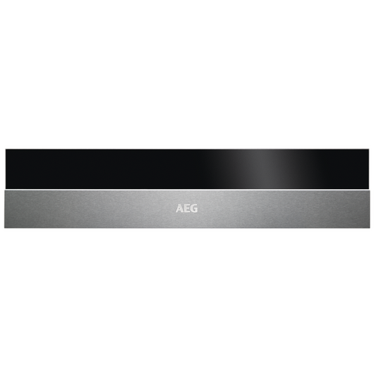 AEG KDK911424M Warming Drawer 14cm - Stainless Steel & Black Glass