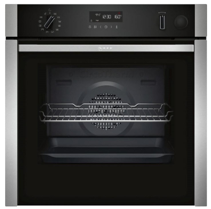 Neff B3AVH4HH0B Single Electric Oven Stainless Steel Premium Appliances