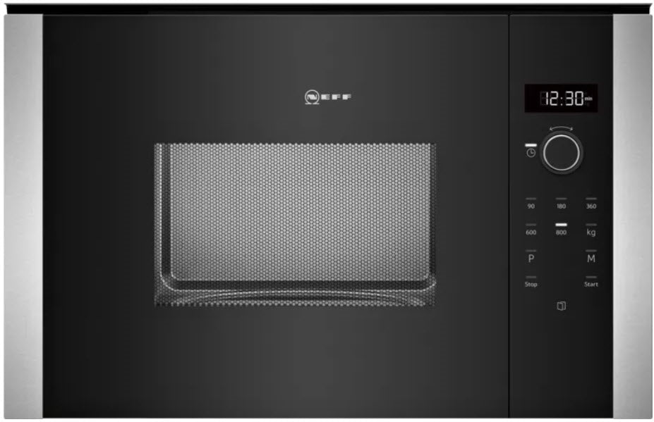 Neff HLAWD23N0B N50 Built In Microwave For Wall Unit STAINLESS STEEL