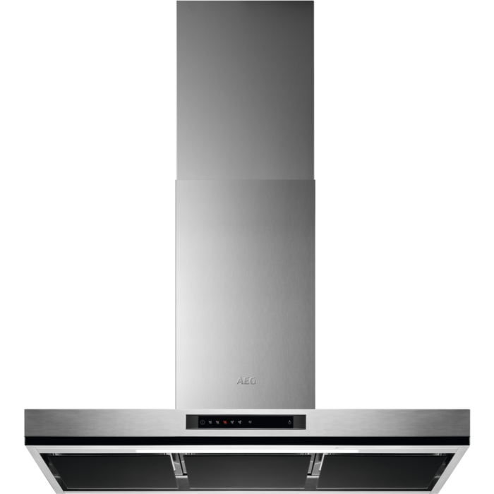 AEG DBK6980HG Stainless Steel Box Wall Chimney Hood 90cm