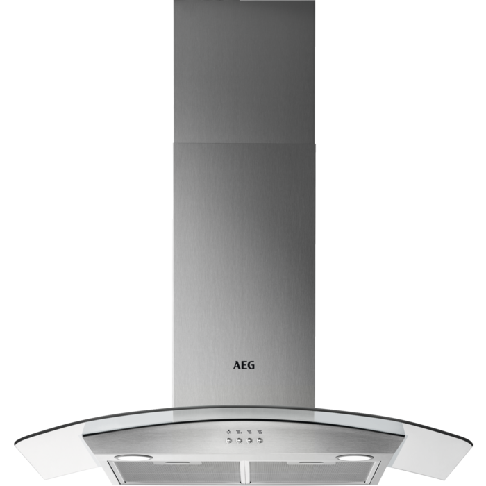 AEG DTB3953M 90cm Curved Glass Chimney Hood