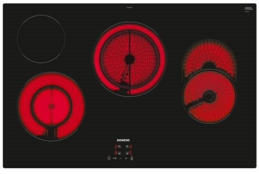 Siemens ET81RBHA1D IQ-300 80cm Frameless 4 Zone Ceramic Hob BLACK