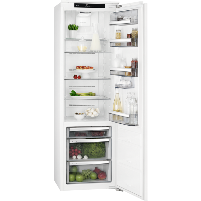 AEG SKK818E9ZC 177cm Built In Fridge With Long Fresh Drawers