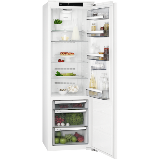 AEG SKK818E9ZC 177cm Built In Fridge With Long Fresh Drawers